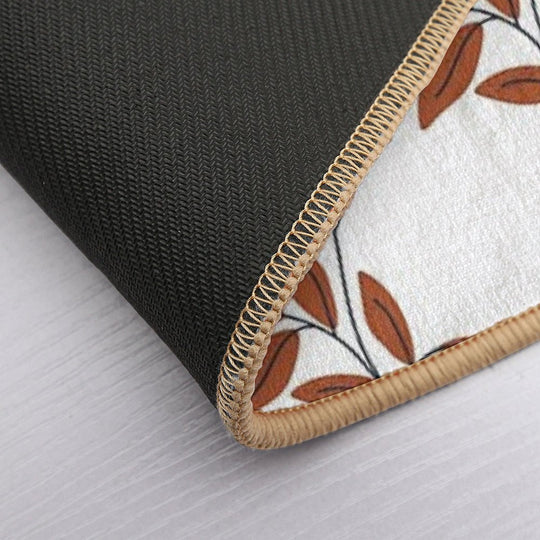 Brown Autumn Branch  Anti-Trip Bath Mat