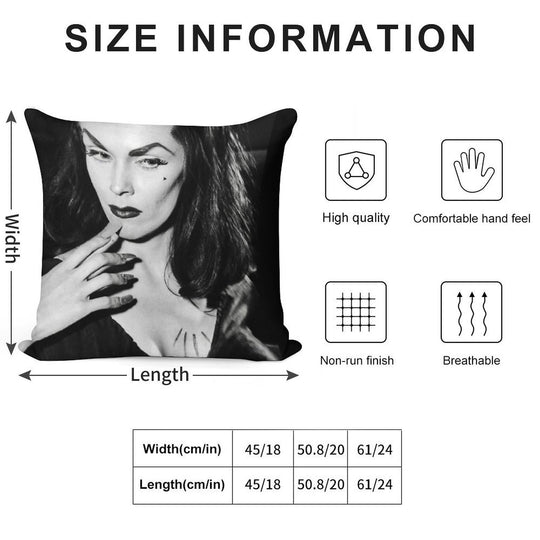 Vampira Soft Shrink-Resistant Throw Pillow