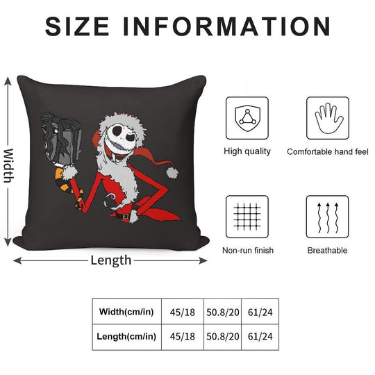 The Nightmare before Christmas Soft Ultra-Soft Texture Throw Pillow