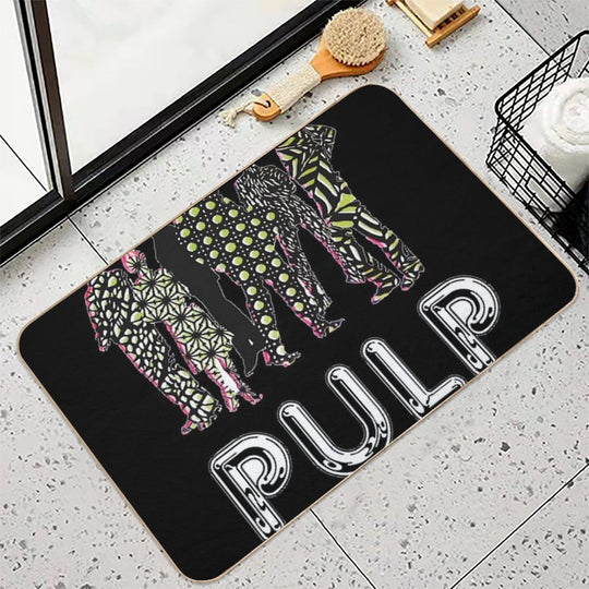 Custom Pulp Hits Band  Eco-Friendly Bath Mat