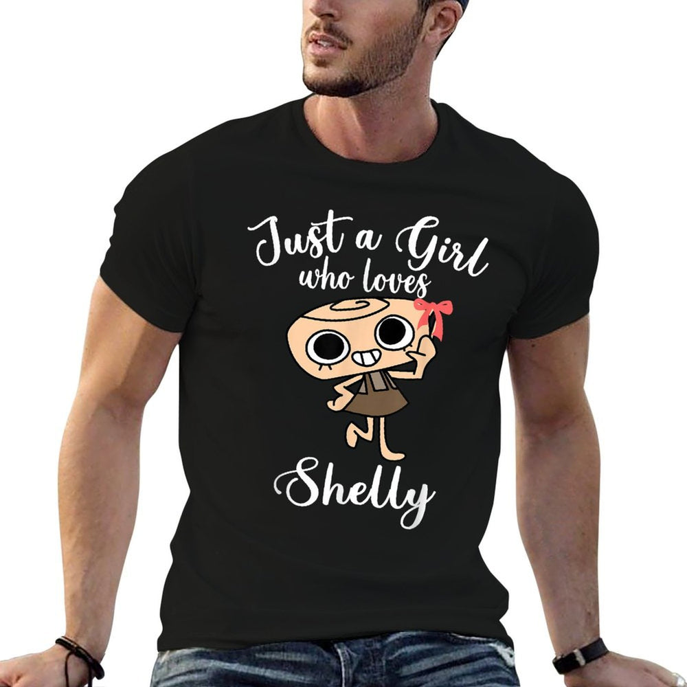 Just A Girl Who Loves Shelly Dandys World Funny  Slim-fit Cut T-Shirt