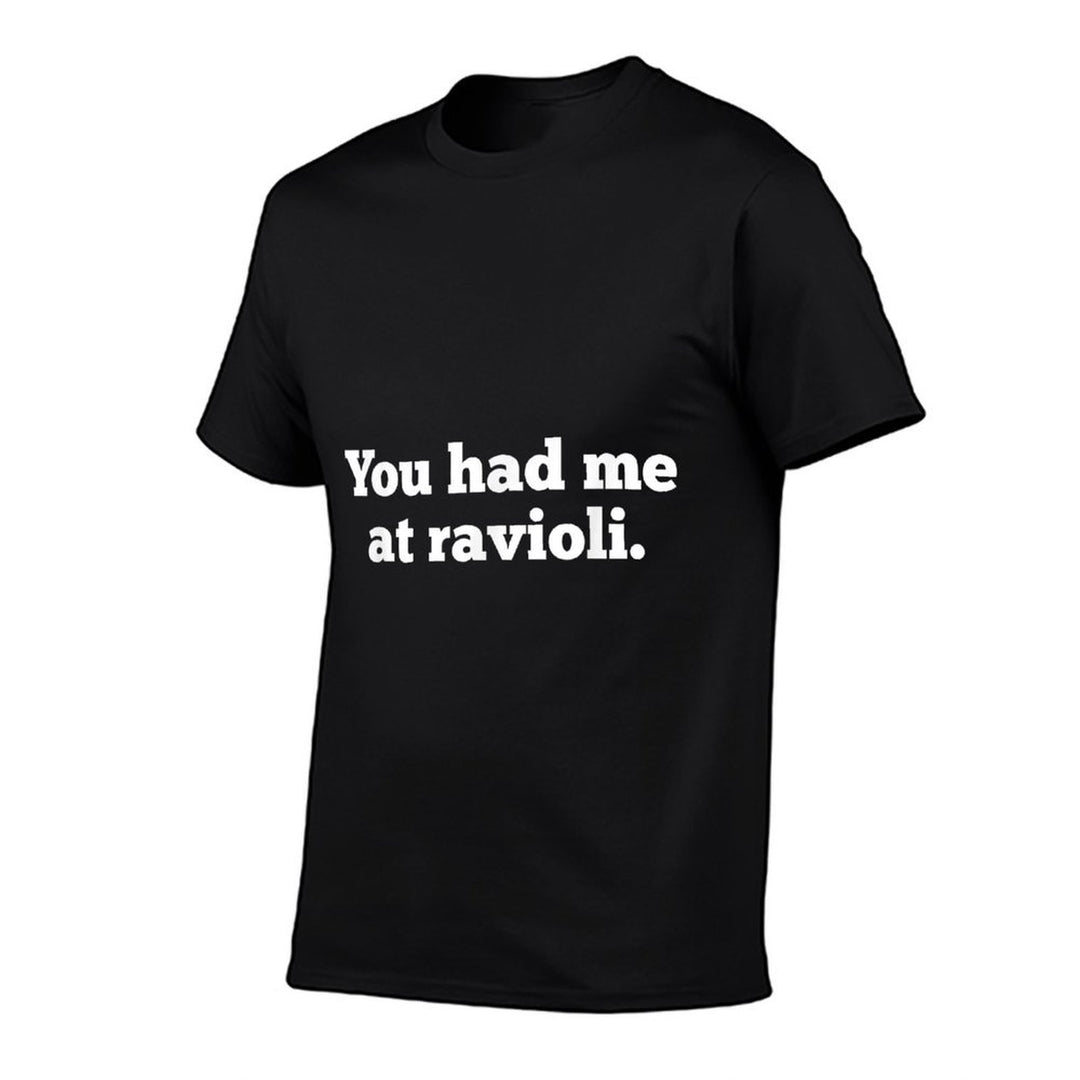 Funny Ravioli Pasta Lover Italian Food Foodie Meme Ravioli  Polyester Blend T-Shirt