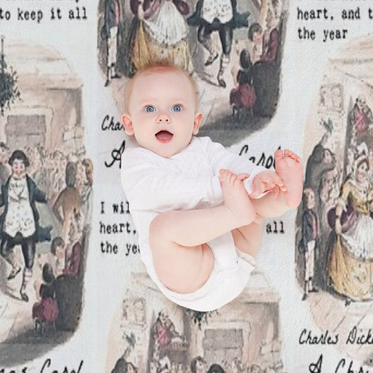 A Christmas Carol Velvety-soft Throw Blanket