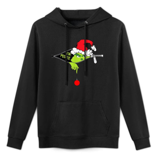 Funny Christmas Ew People Men Women Kid Boys Girls Shrink-Resistant Hoodie