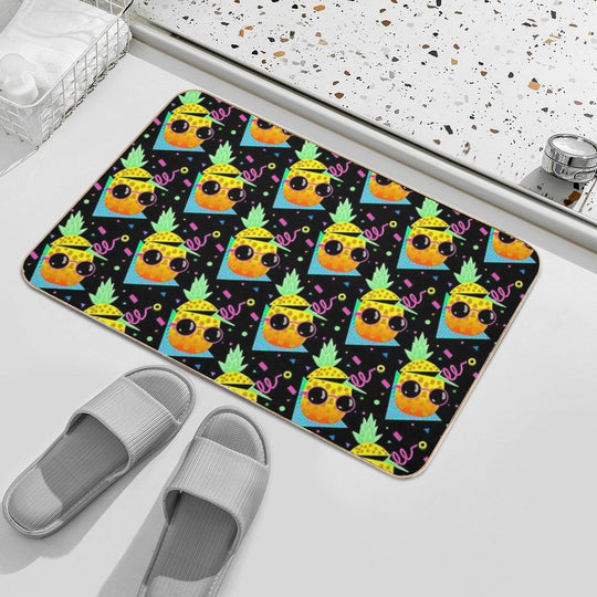Piña Coolada  Fade-Resistant Bath Mat