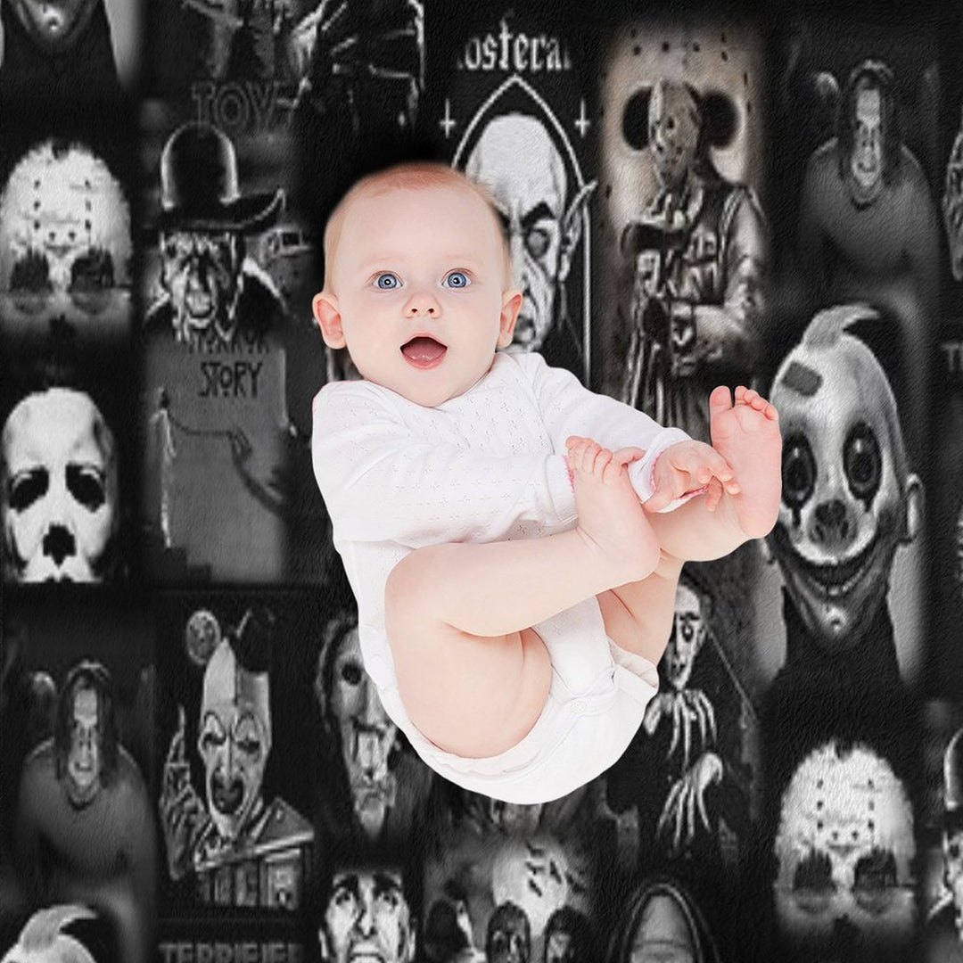 Horror Travel-friendly Throw Blanket