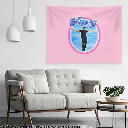 Bet on It Troy Bolton Zac Efron in High School Musical Tapestry