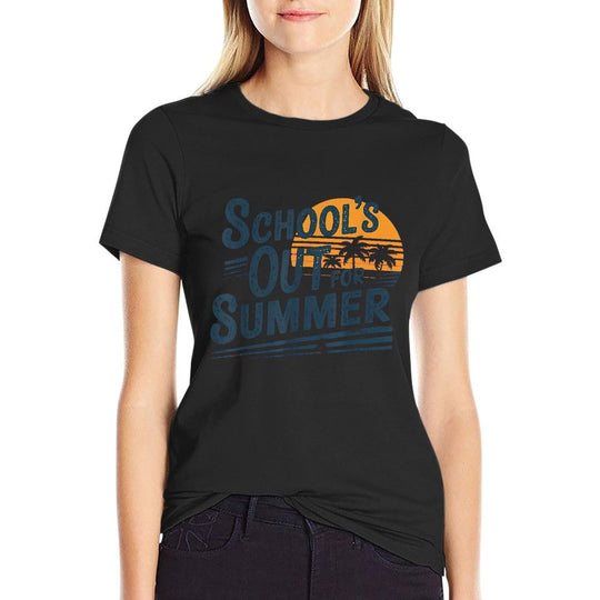 Schools Out For Summer Teacher Boy Kids Last Day of School  Stretchy T-Shirt