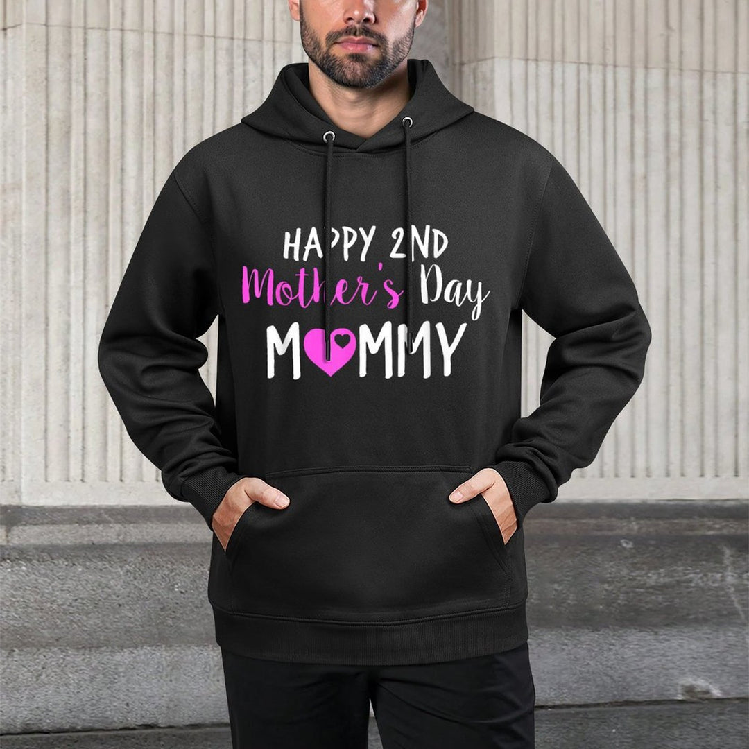 Happy 2nd Mother&#39;s Day Mommy Medium-Weight Fabric Hoodie