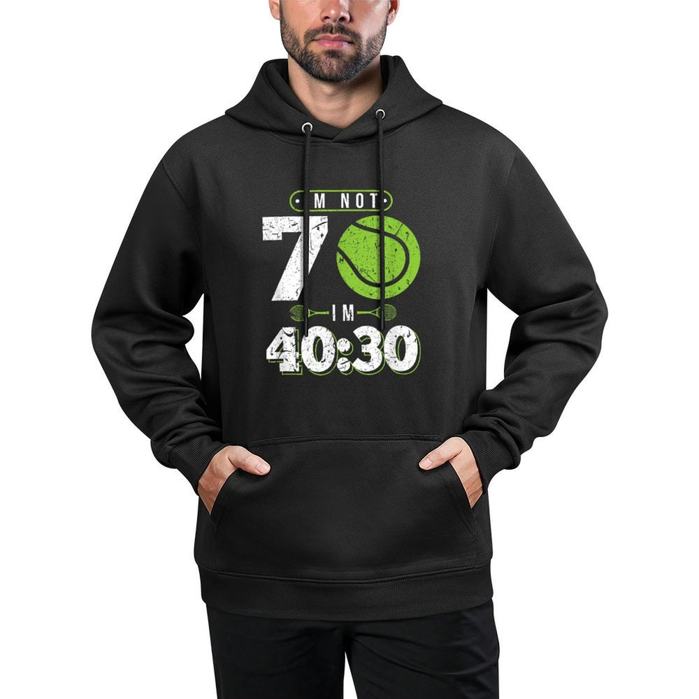 Im Not 70 Years Old Funny Tennis 70th Birthday Layering Staple Hoodie