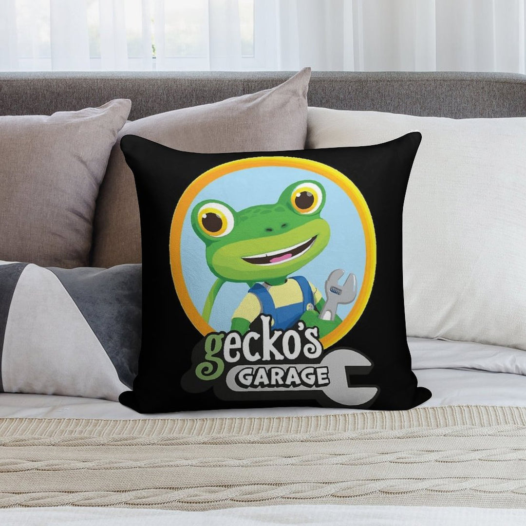 Kids Garage Gecko's GG Soft Bedroom Essential Throw Pillow