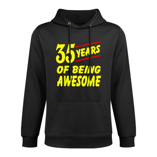 My 35th Birthday 35 Years Of Being Awesome Relaxed Fit Hoodie