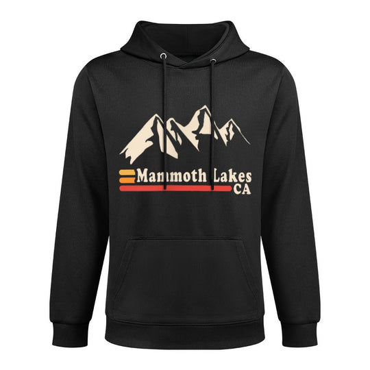 Retro Mammoth Lakes California CA Mountain Ski Layering Staple Hoodie