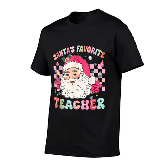 Santa Favorite Teacher Teacher Christmas  Slim-fit Cut T-Shirt