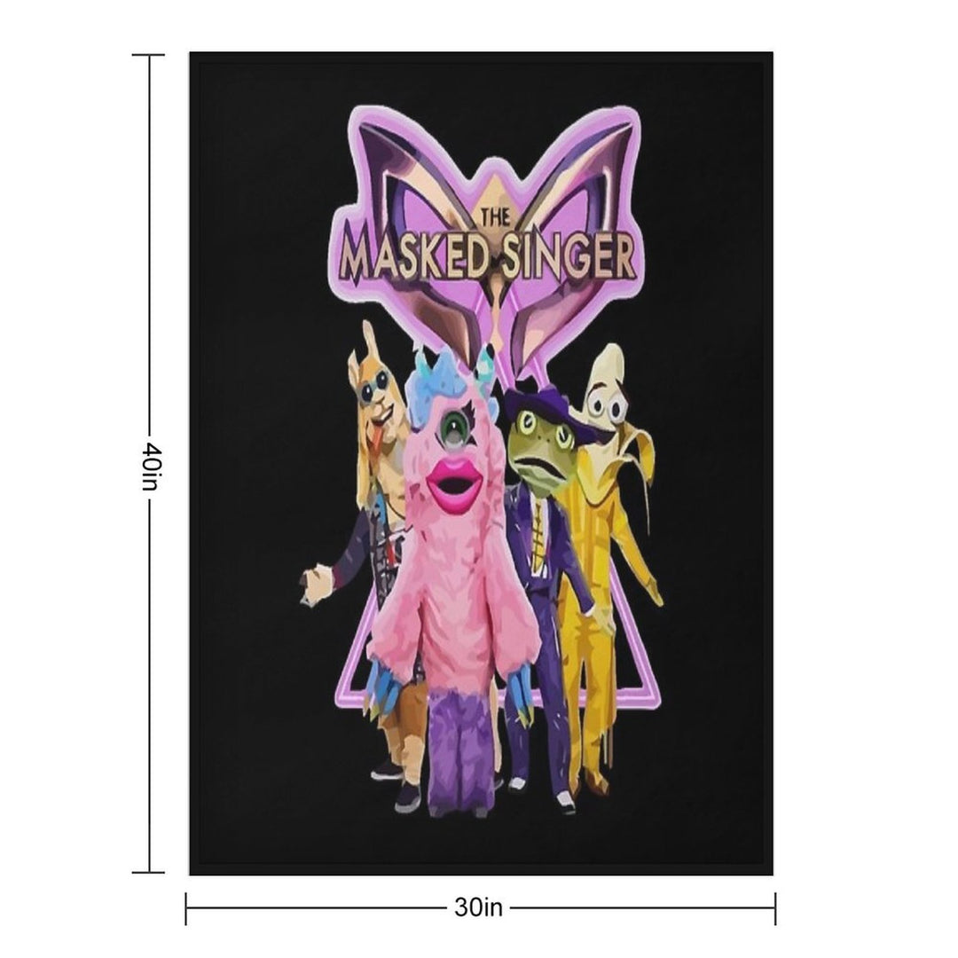The Masked Singer Merch ITV Masked Singer Comfort Throw Blanket
