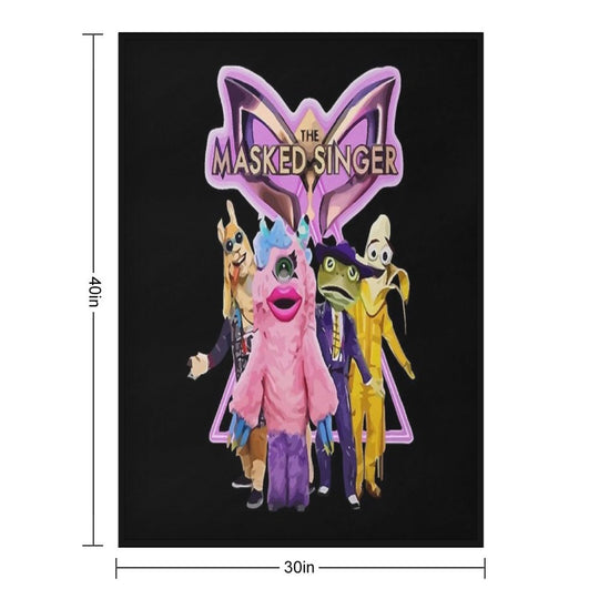 The Masked Singer Merch ITV Masked Singer Comfort Throw Blanket