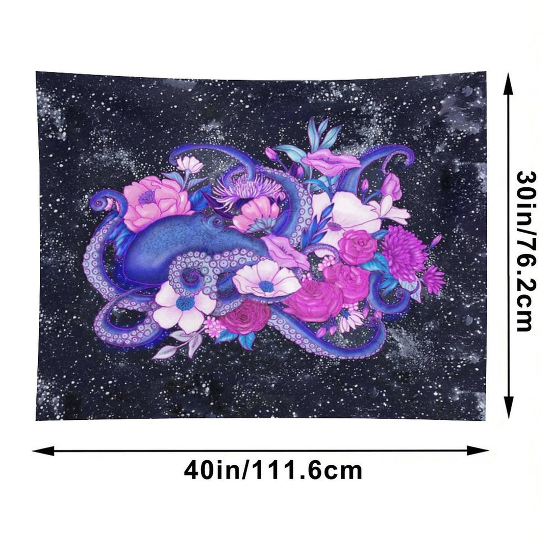 Magic Ocean The Octopus Coloured Version Tapestry