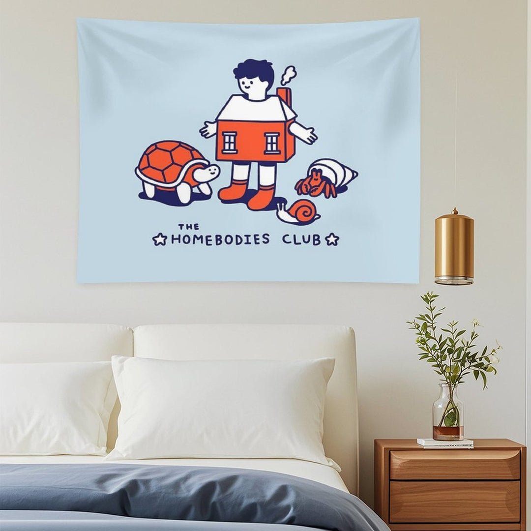 The Homebodies Club Tapestry