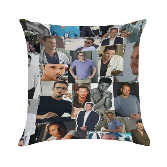 Alex Karev Collage Soft Gift Ready Throw Pillow