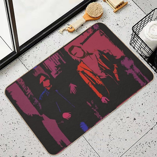 Once Upon A Time In Hollywood Minimal Poster  Absorbent Bath Mat