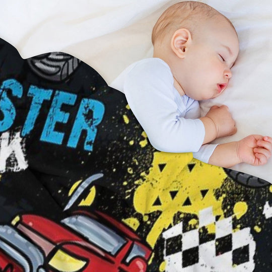 Cool Monster Truck Pattern Versatility Throw Blanket