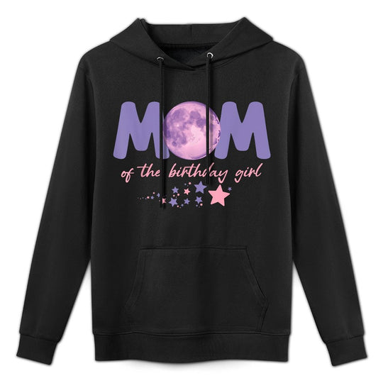 Two The Moon Mom Of The Birthday Girl Astronaut Family Party Layering Staple Hoodie