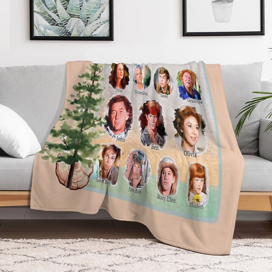 The Waltons TV Show Wrinkle-free Throw Blanket