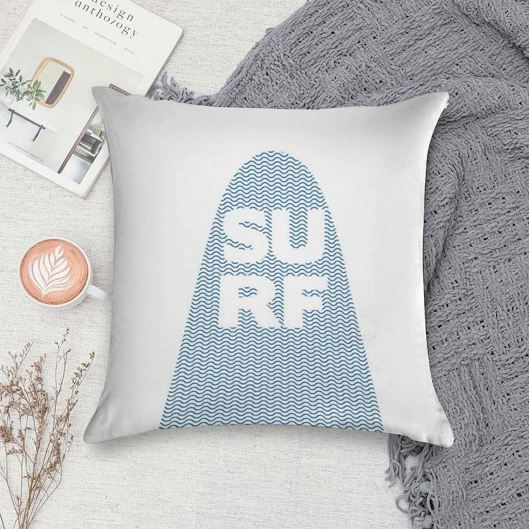 Surf Soft Luxury Feel Throw Pillow