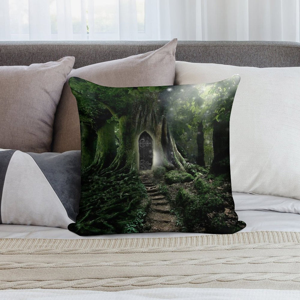 Doorway to Lothlorien Soft Decorative Cover Throw Pillow
