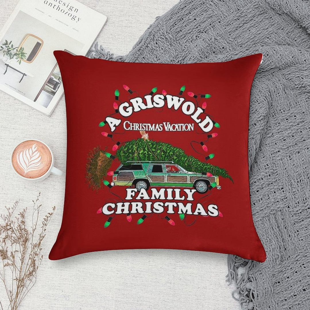 A Griswold Family Christmas Soft Ultra-Soft Texture Throw Pillow