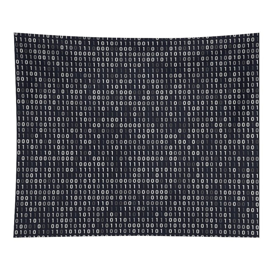 Binary Matrix Code Tapestry