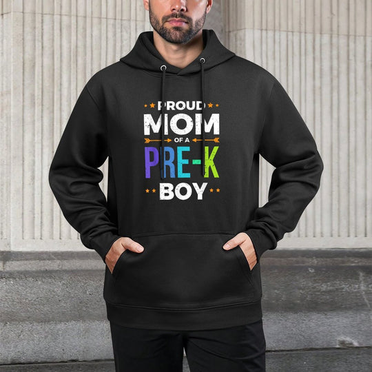 Proud Mom of A Pre-K Boy Mother to Son Relaxed Fit Hoodie
