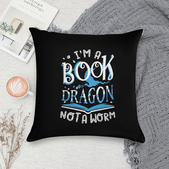 Book Dragon Soft Style Accent Throw Pillow
