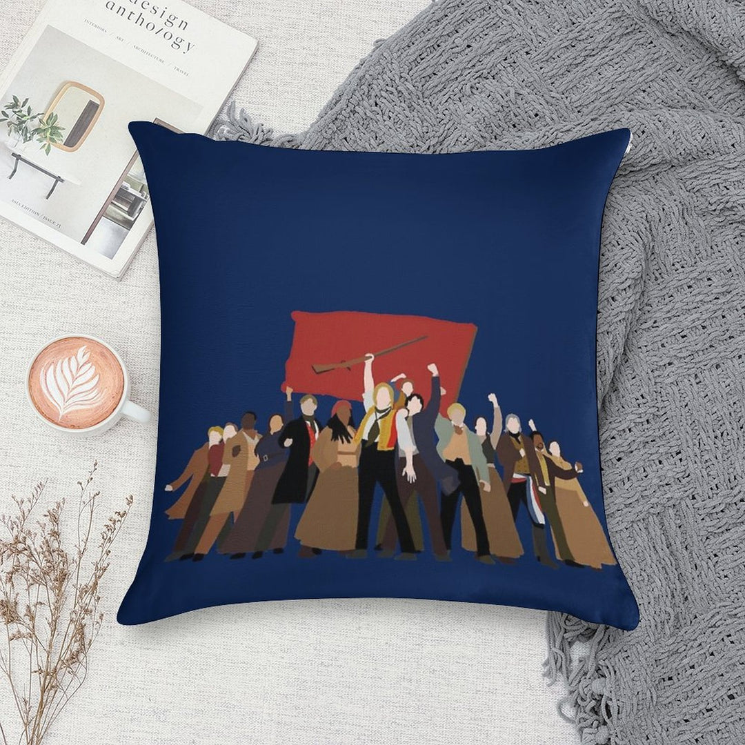 Les Mis One Day More Soft Easy Maintenance Throw Pillow
