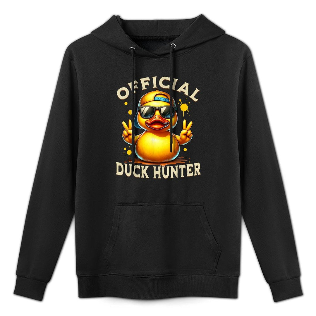 Duck Cruise Boat Funny Rubber Duck Hunting Squad Medium-Weight Fabric Hoodie