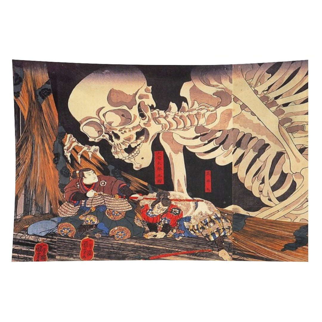 Gashadokuro Skeleton Ghost Tapestry