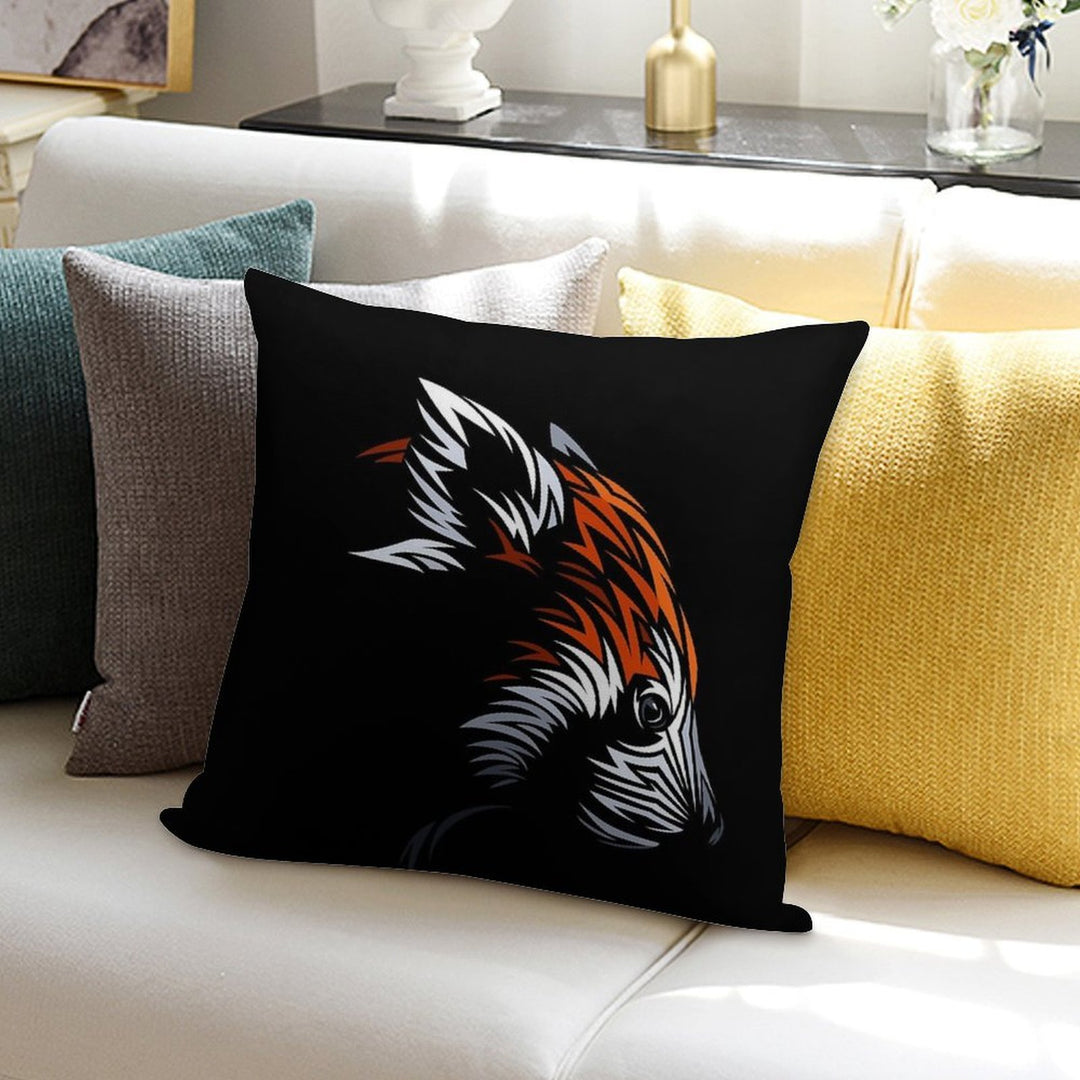 Tribal Red Panda Soft Gift Ready Throw Pillow