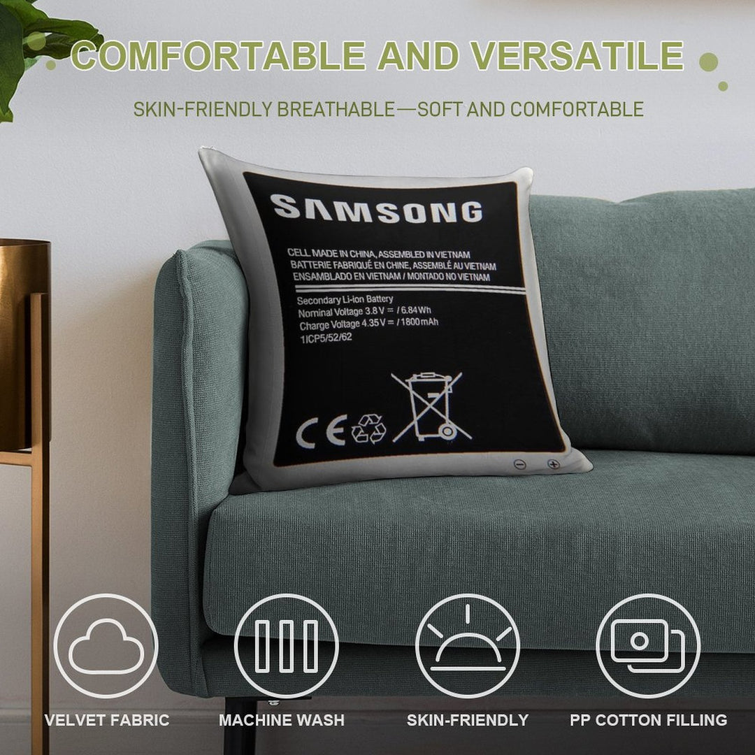 Swollen Battery Premium Soft Anti-Pilling Throw Pillow