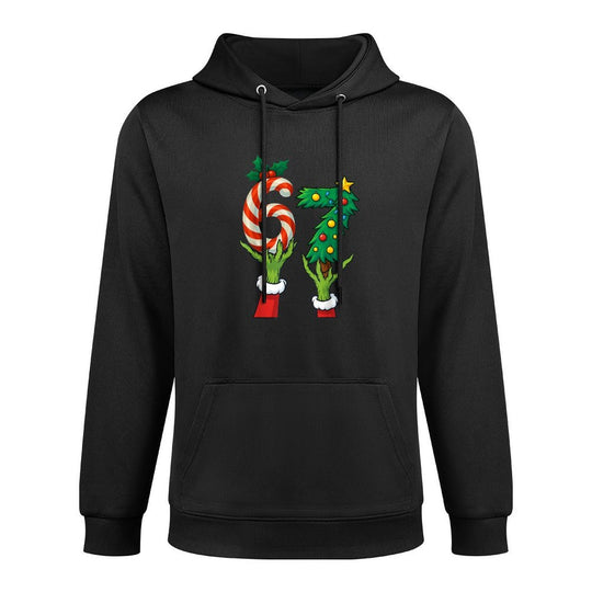 67 Christmas 6 7 Meme Hands Holiday Gen Alpha for Kids Youth Customizable Surface Hoodie
