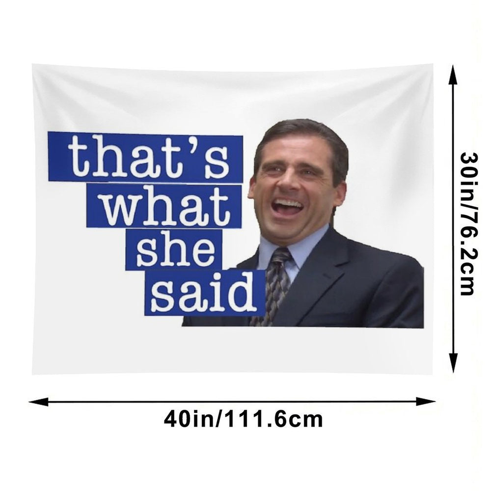 The Office That’s What She’s Said Tapestry