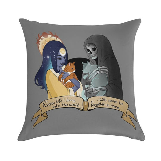Life & Death Soft Decorative Cover Throw Pillow