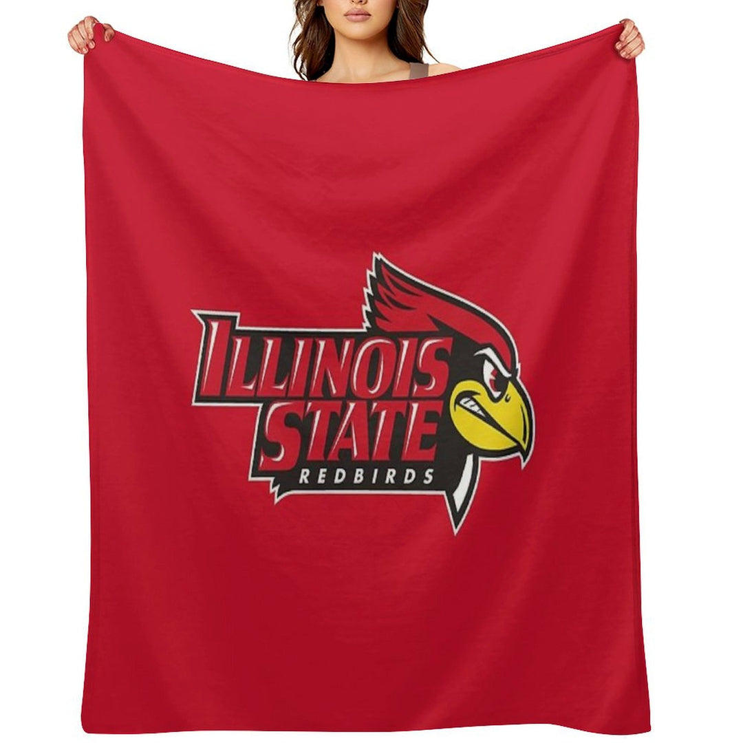 The Redbirds Illinois State-icon All-season Throw Blanket