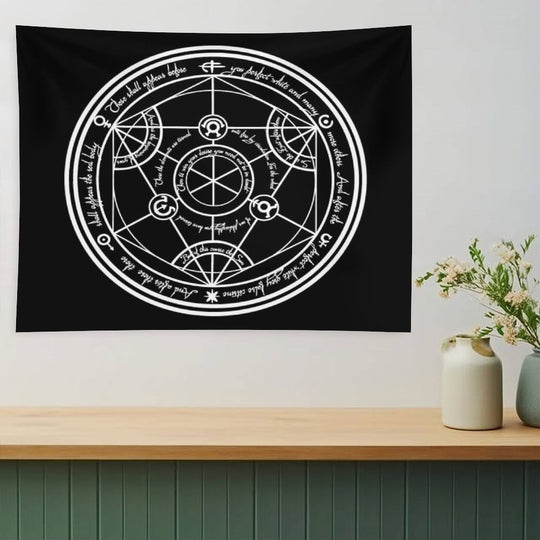 Human Transmutation Circle Tapestry
