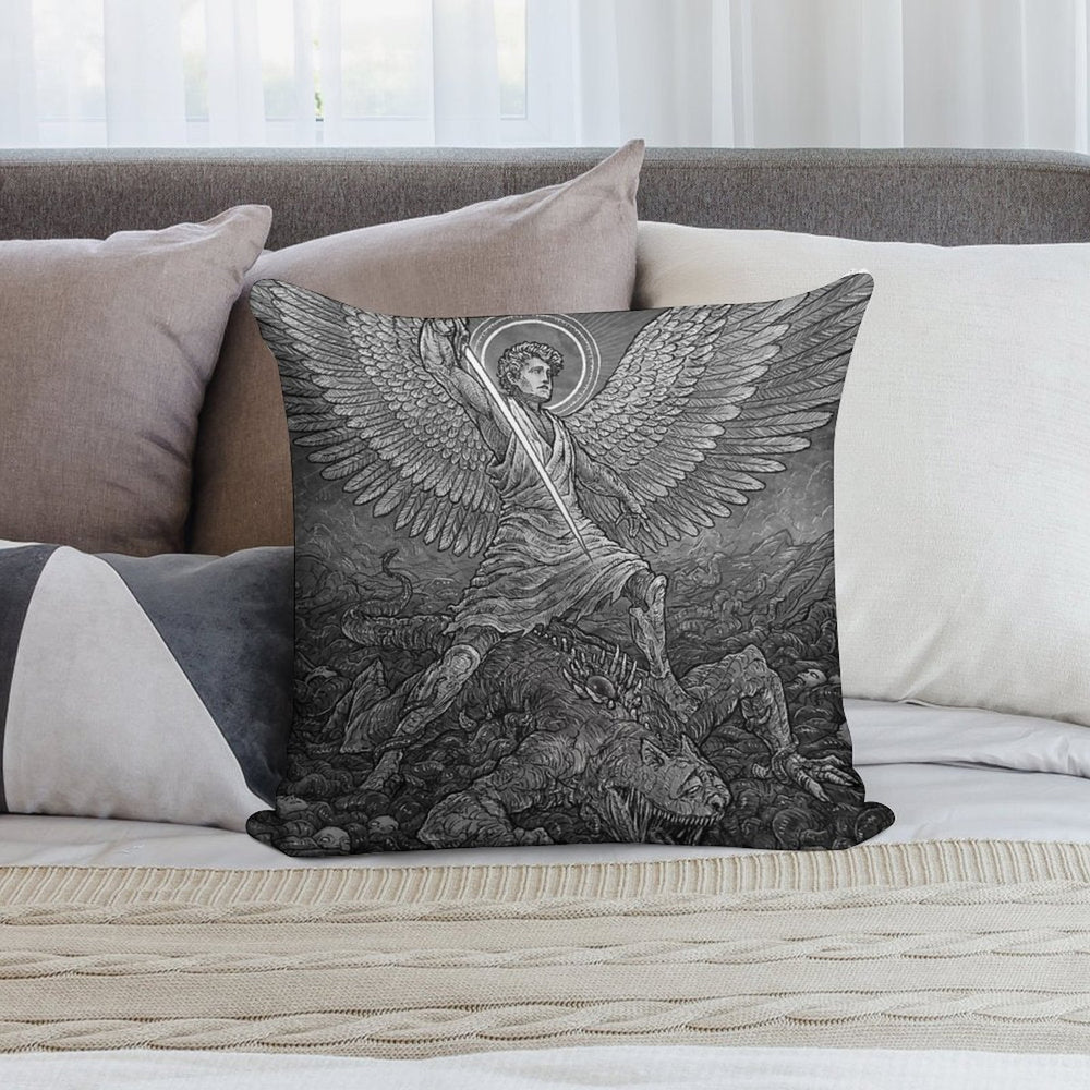 The Forgiveness of Jon Soft Short Plush Fabric Throw Pillow