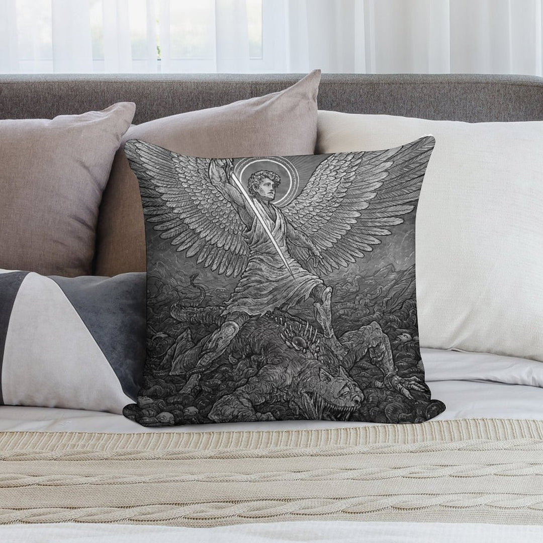 The Forgiveness of Jon Soft Short Plush Fabric Throw Pillow