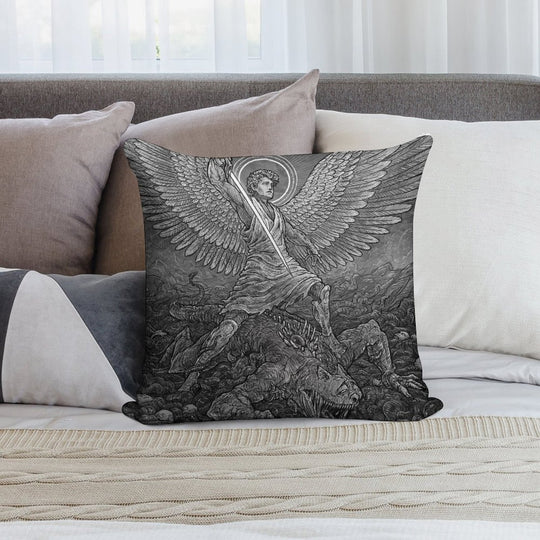 The Forgiveness of Jon Soft Short Plush Fabric Throw Pillow