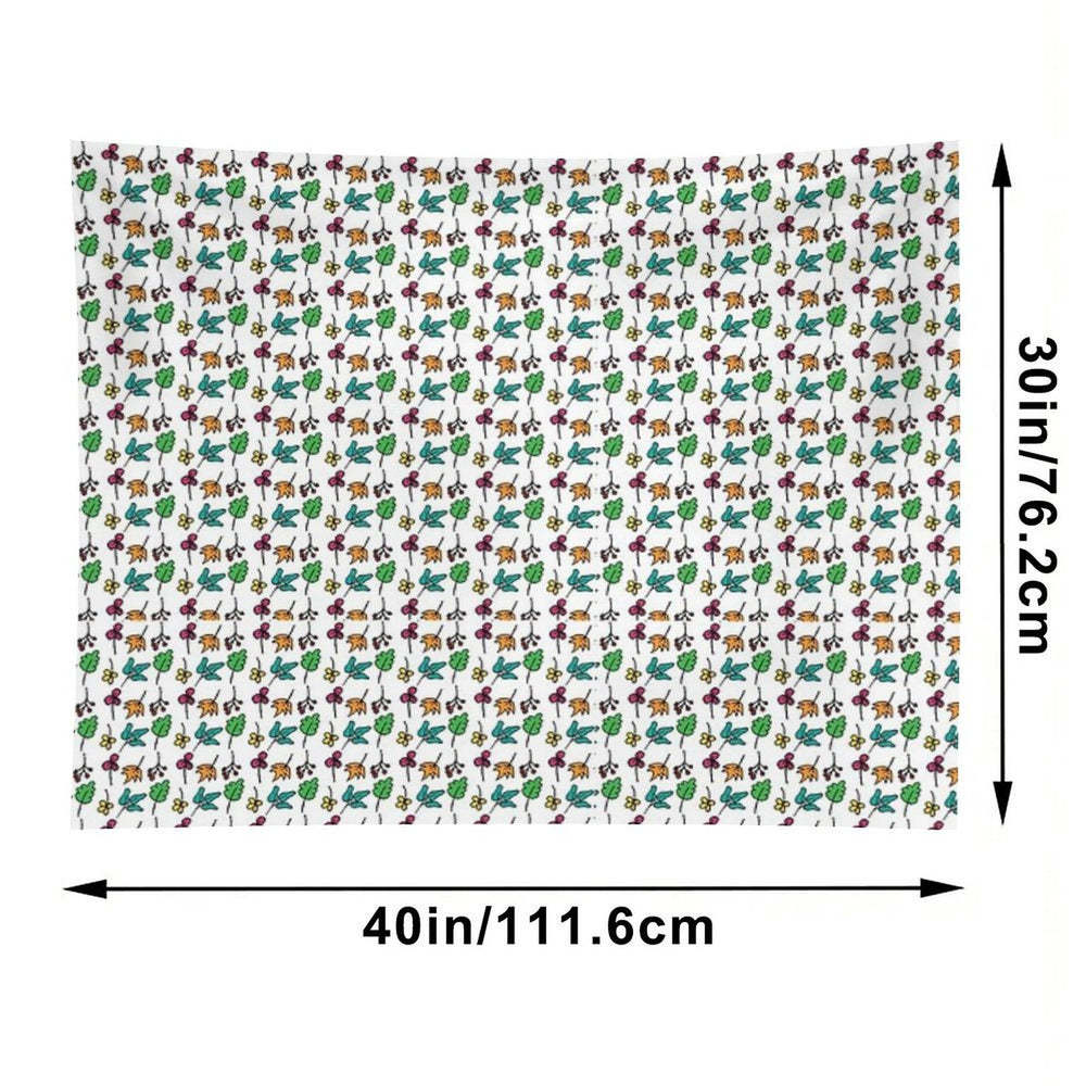Autumn Leaves Pattern Tapestry