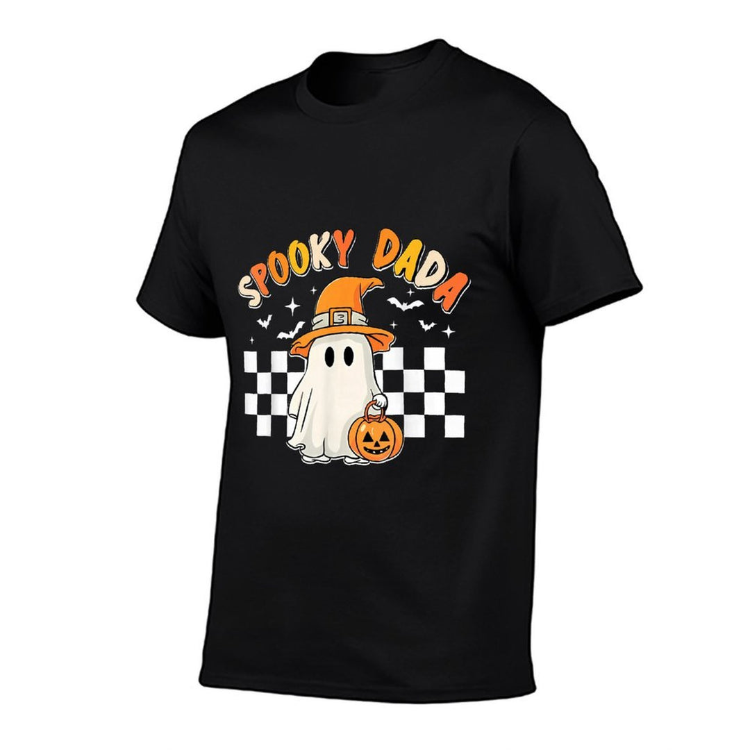 Groovy Boo One Spooky Dada First Halloween Birthday Boy  Tagless Design T-Shirt