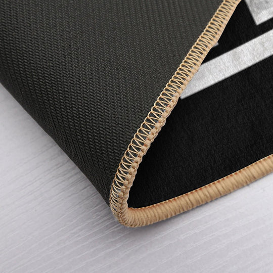 LGRFLD – Lagerfeld  White on Black  Odorless Bath Mat