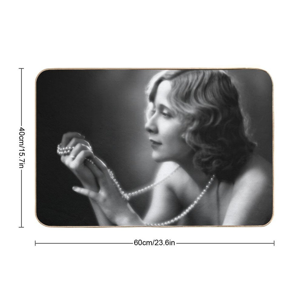 Vivian Vance Portrait  Pet-Safe Bath Mat